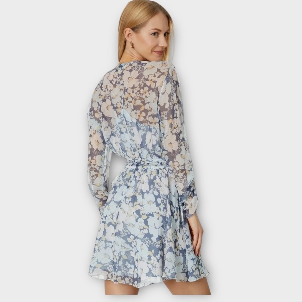 Joie Clara Midnight Blue Silk Dress - Picture 4 of 12
